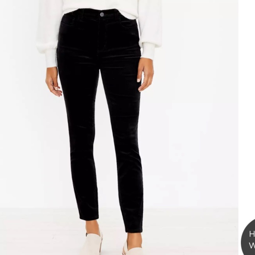 Brand new LOFT corduroy jeans in black (petite)